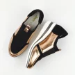 Czarne sneakersy damskie JEZZI 1738-16 GL