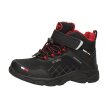 Czarne śniegowce dziecięce dla chłopca z membraną AMERICAN CLUB SOFTSHELL HL28/22 BK/RD