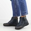 Granatowe botki damskie Potocki 90307