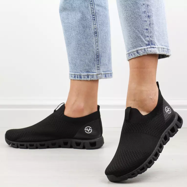 Czarne sportowe buty damskie Vinceza 17296