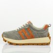 Khaki skórzane półbuty damskie Filippo Dp6743/25