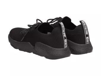 Czarne sportowe buty damskie Big Star Dd274579