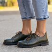 Zielone półbuty damskie VINCEZA 58174