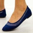 Granatowe baleriny damskie Sabatina Zh20-5