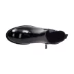Czarne botki damskie SERGIO LEONE BT560 LAKIER