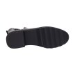 Czarne botki damskie SERGIO LEONE BT560 LAKIER