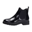Czarne botki damskie SERGIO LEONE BT560 LAKIER