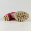 Fuksja groch POLSKIE mokasyny damskie na słupku, loafersy DEONI D207
