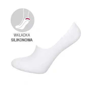 Białe mikrostopki bawełniane damskie (model 784)