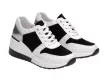 Czarne sneakersy damskie S.BARSKI 97687