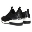 Czarne sneakersy damskie FILIPPO DP1689/21 SKÓRA
