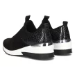 Czarne sneakersy damskie FILIPPO DP1689/21 SKÓRA