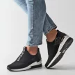 Czarne sneakersy damskie FILIPPO DP1689 SKÓRA