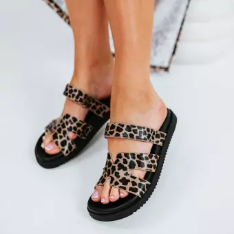 Leopard klapki damskie Vinceza 17401