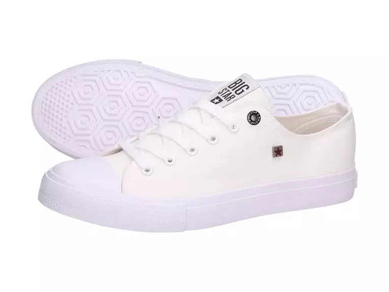 Białe trampki męskie BIG STAR AA174010