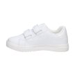 Białe sportowe buty dziecięce z eko skóry na rzepy BIG STAR KK374028 MEMORY FOAM