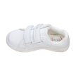 Białe sportowe buty dziecięce z eko skóry na rzepy BIG STAR KK374028 MEMORY FOAM
