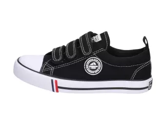Czarne trampki męskie American Club Lh58 Lh13