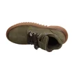 Skórzane trapery damskie, botki na traperze IZZY 6030 KHAKI NUBUK