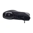 Czarne botki damskie SERGIO LEONE BT401 LAKIER KROKODYL