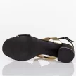 Czarne sandały damskie na obcasie Filippo Ds6900/25