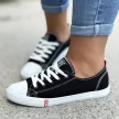 Czarne trampki damskie BIG STAR FF274085