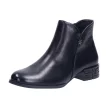 Czarne botki damskie na obcasie SERGIO LEONE BT540