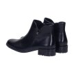 Czarne botki damskie na obcasie SERGIO LEONE BT540