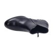 Czarne botki damskie na obcasie SERGIO LEONE BT540