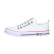 Białe tekstylne trampki damskie BIG STAR KK274101