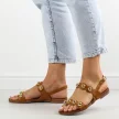 Brązowe sandały damskie S.Barski 541-52