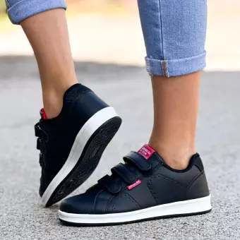 Czarne sportowe buty dziecięce American Club Es80/22