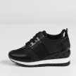 Czarne sneakersy półbuty damskie VINCEZA 10733