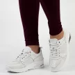 Białe skórzane sneakersy damskie S.BARSKI 22241