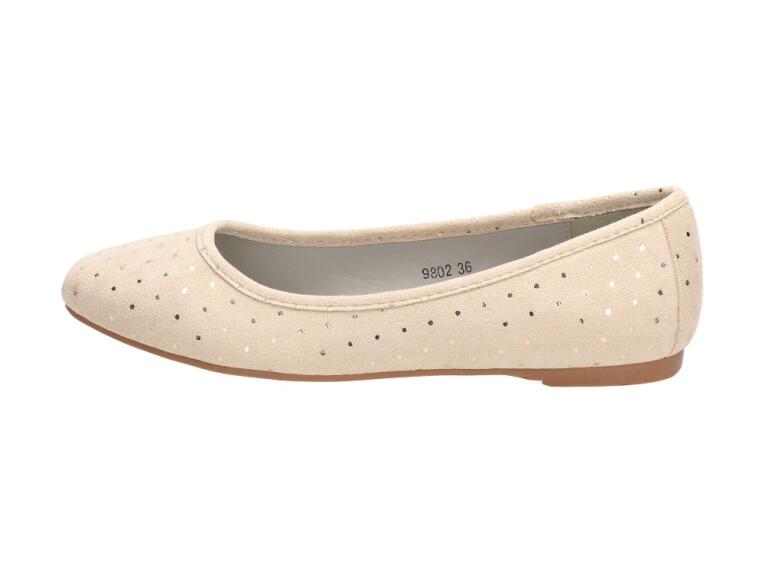 Cieliste baleriny damskie S.Barski 9802