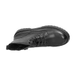 Czarne trapery damskie, glany SERGIO LEONE TR759