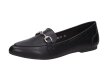 Czarne mokasyny damskie SERGIO LEONE MK711 PU