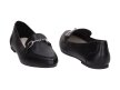 Czarne mokasyny damskie SERGIO LEONE MK711 PU