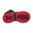 Czarne śniegowce dziecięce dla chłopca z membraną AMERICAN CLUB SOFTSHELL HL29/22 BK/RD