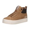 Camelowe ocieplane wysokie trampki damskie BIG STAR II274145