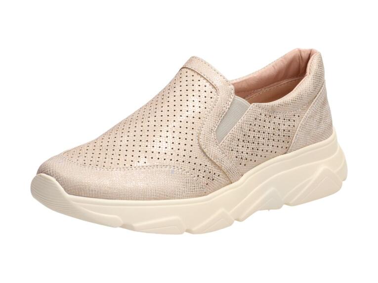 Złote sneakersy damskie, półbuty JEZZI 2061-3