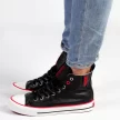 Czarne trampki damskie BIG STAR JJ274131
