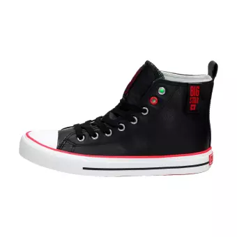 Czarne trampki damskie Big Star Jj274131