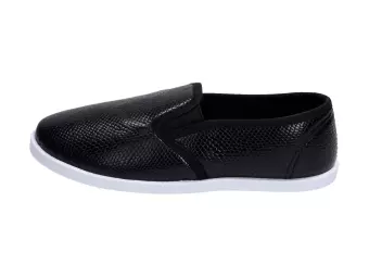 Slip On Czarne tenisówki dziecięce Wishot 041
