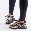 Sneakersy półbuty damskie VINCEZA 10651 BK/GL