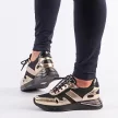 Sneakersy półbuty damskie VINCEZA 10651 BK/GL
