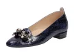 Granatowe POLSKIE lordsy damskie SUZANA 4028Y