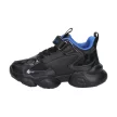 Czarne sportowe buty dziecięce AMERICAN CLUB BD14/21 BK/RY