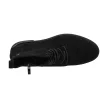 Czarne zamszowe botki damskie SERGIO LEONE BT599