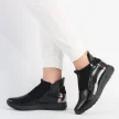 Czarne sneakersy damskie JEZZI ASA195-2